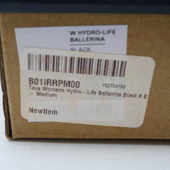 NEW Teva Women's 8 Hydro-Life Ballet Flats Slip on Shoes Black Purple - Picture 10 of 10